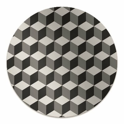 Tapete escritório Padrão de cubo 3D