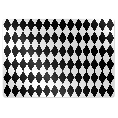 Tapete para cadeira de escritório Padrão de diamante