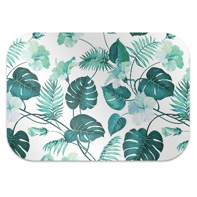 Tapete para escritório Folhas tropicais
