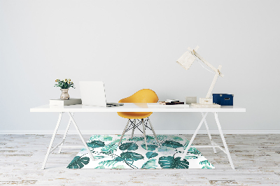 Tapete para escritório Folhas tropicais