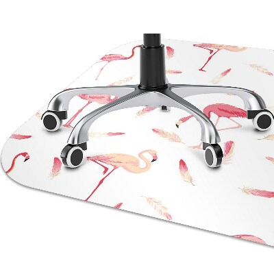 Tapete para escritório Um bando de flamingos