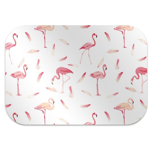 Tapete para escritório Um bando de flamingos
