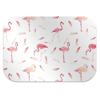 Tapete para escritório Um bando de flamingos
