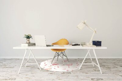 Tapete para escritório Um bando de flamingos