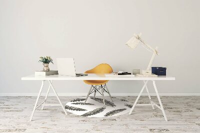 Tapete escritório penas estilo boho