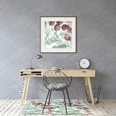 Tapete para cadeira de escritório Padrão floral