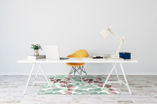 Tapete para cadeira de escritório Padrão floral