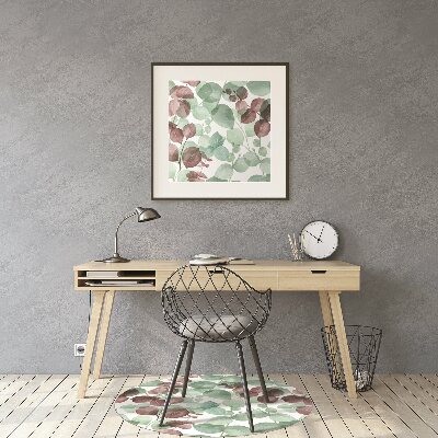 Tapete para cadeira de escritório Padrão floral