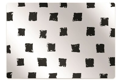 Tapete para cadeira de escritório Quadrados pintados
