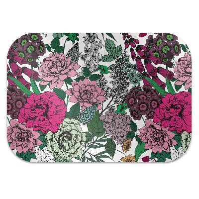 Tapete para escritório Flores vintage