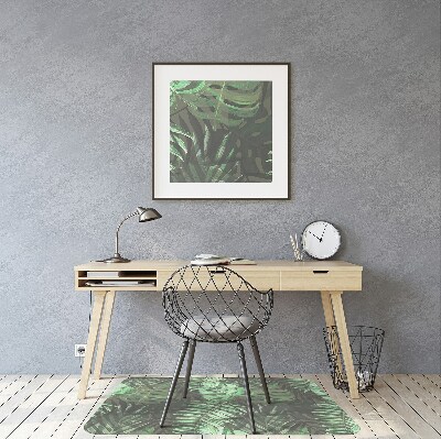 Tapete para cadeira de escritório Monstera tropical