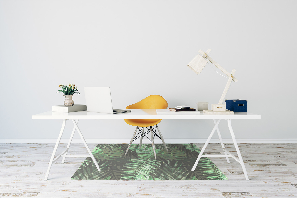 Tapete para cadeira de escritório Monstera tropical