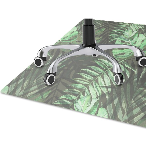 Tapete para cadeira de escritório Monstera tropical