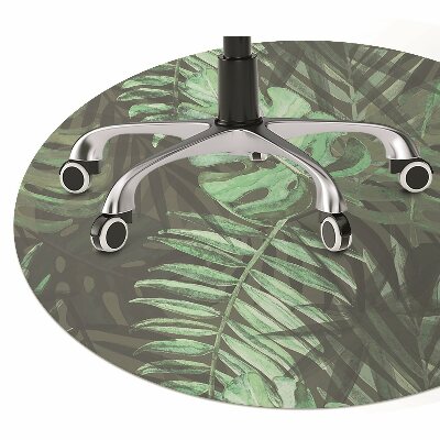 Tapete para cadeira de escritório Monstera tropical