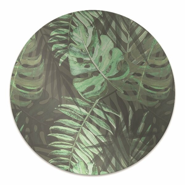 Tapete para cadeira de escritório Monstera tropical