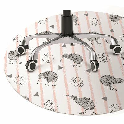 Tapete escritório Padrão de pássaros kiwi