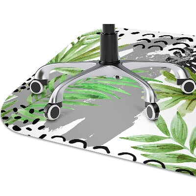 Tapete escritório Folhas tropicais