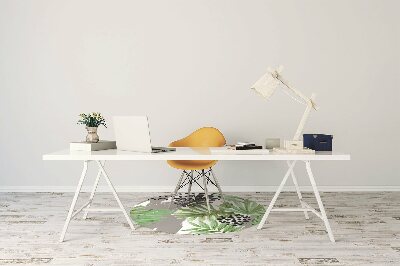 Tapete escritório Folhas tropicais