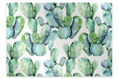 Tapete para escritório Cacto aquarela