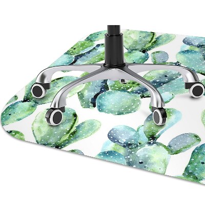 Tapete para escritório Cacto aquarela