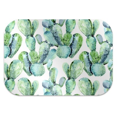 Tapete para escritório Cacto aquarela