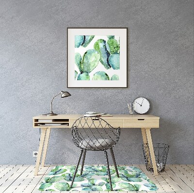 Tapete para escritório Cacto aquarela