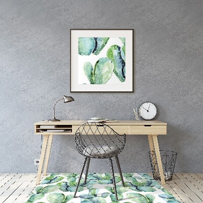 Tapete para escritório Cacto aquarela