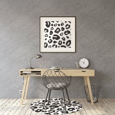 Tapete para cadeira de escritório Pegadas de cascos