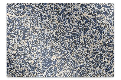 Tapete escritório Flor azul