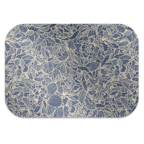 Tapete escritório Flor azul