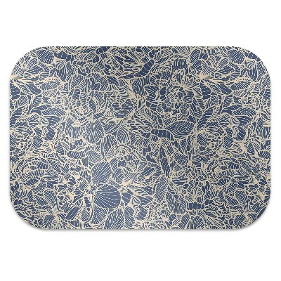 Tapete escritório Flor azul