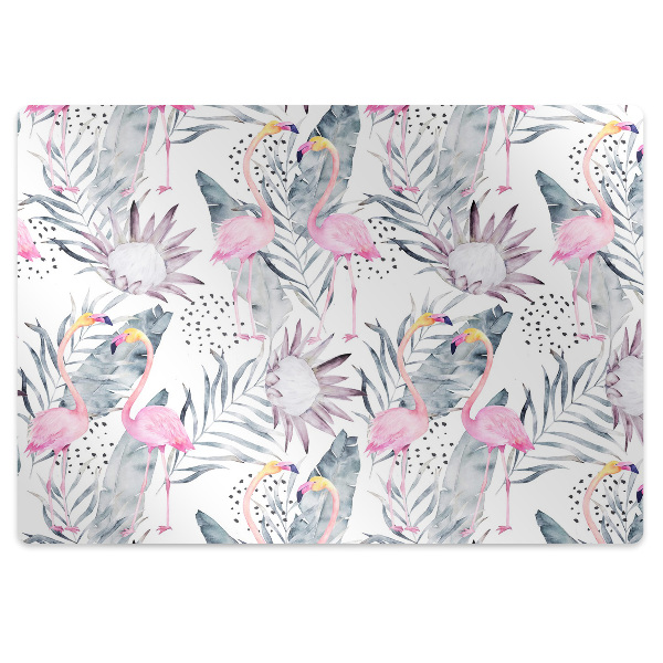 Tapete para cadeira de escritório Flamingos