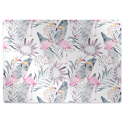 Tapete para cadeira de escritório Flamingos