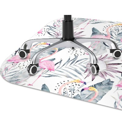 Tapete para cadeira de escritório Flamingos