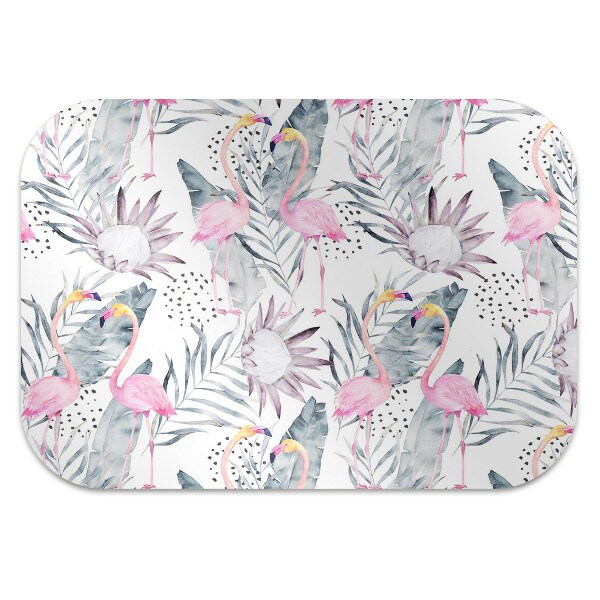 Tapete para cadeira de escritório Flamingos