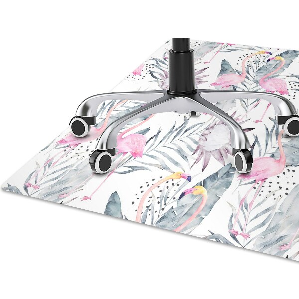 Tapete para cadeira de escritório Flamingos