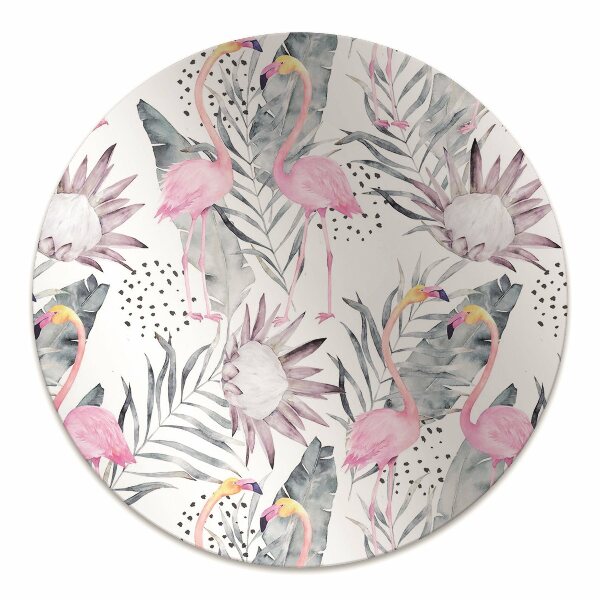 Tapete para cadeira de escritório Flamingos