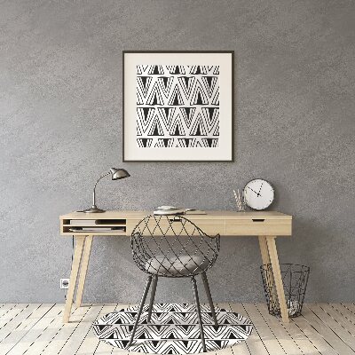 Tapete escritório Padrão Boho Triângulos