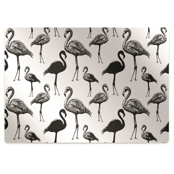 Tapete escritório Estilo flamingo retrô