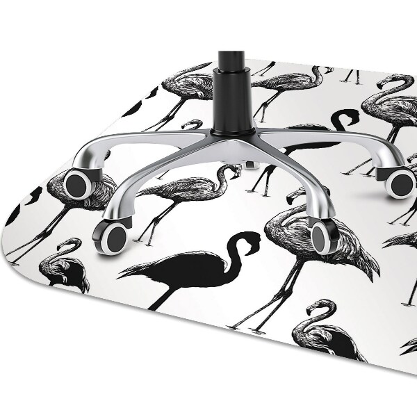 Tapete escritório Estilo flamingo retrô