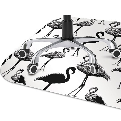 Tapete escritório Estilo flamingo retrô