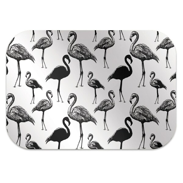 Tapete escritório Estilo flamingo retrô