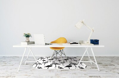 Tapete escritório Estilo flamingo retrô