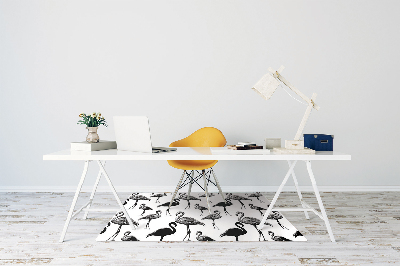 Tapete escritório Estilo flamingo retrô