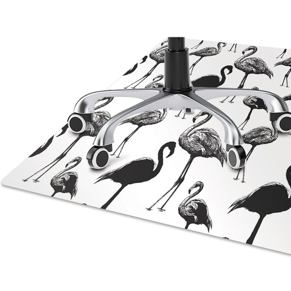 Tapete escritório Estilo flamingo retrô