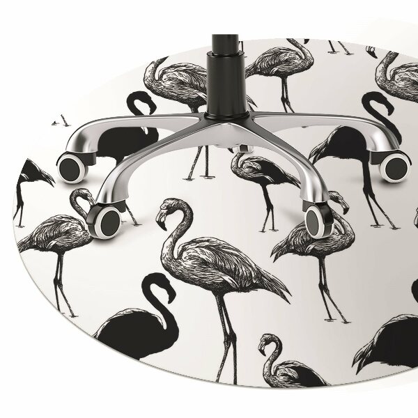 Tapete escritório Estilo flamingo retrô