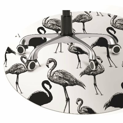 Tapete escritório Estilo flamingo retrô