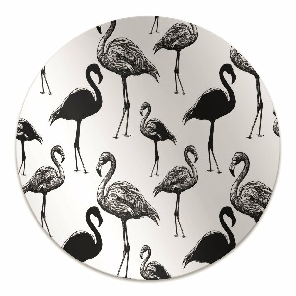Tapete escritório Estilo flamingo retrô