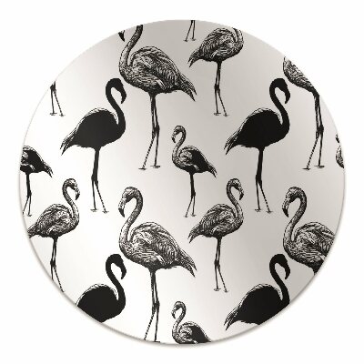 Tapete escritório Estilo flamingo retrô