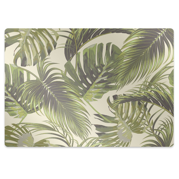 Tapete escritório Folhas tropicais